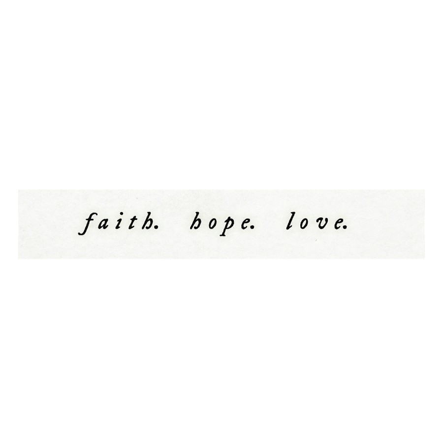 Wall Art * | Faith Hope Love Canvas Wall Art, 36 6 Excellent