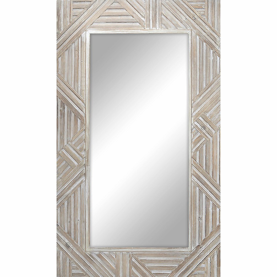 Mirrors * | 46X21 Wood Mirror Clearance