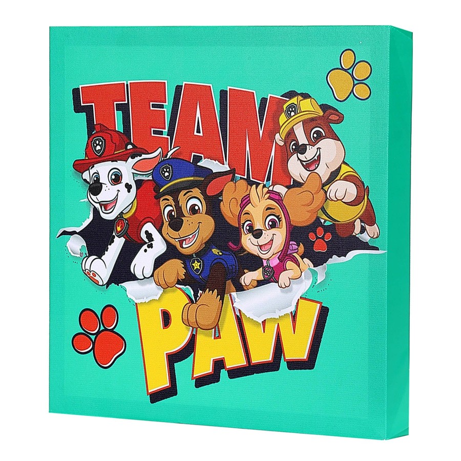 Wall Art * | 12X12 Paw Patrol Canvas Wall Art On Sale