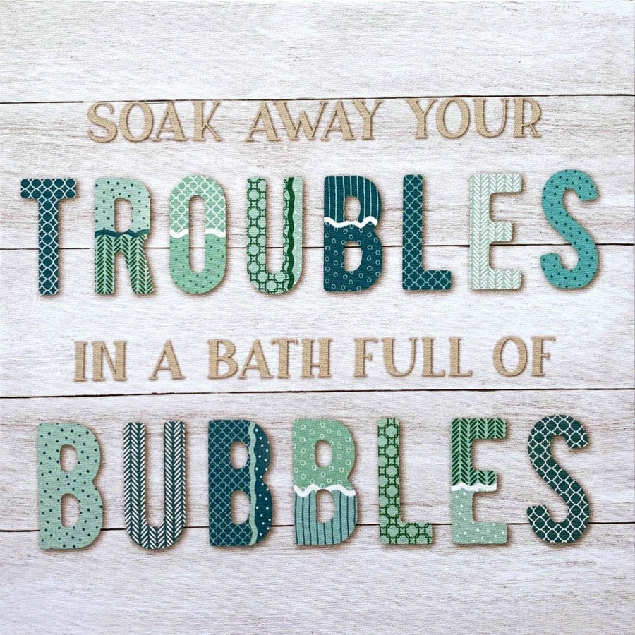 Wall Art * | Bubble Bath Ii Canvas Wall Art, 12 Sells Cheap