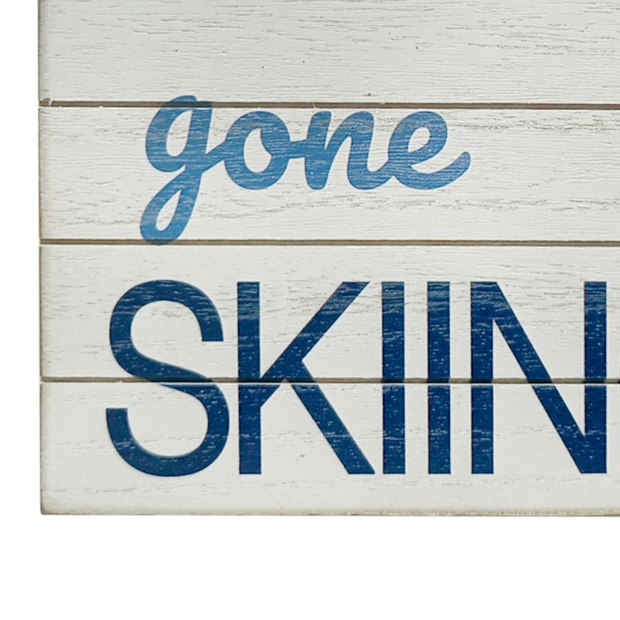 Wall Art * | Mdf Gone Skiing Wall Decor Glamor Model