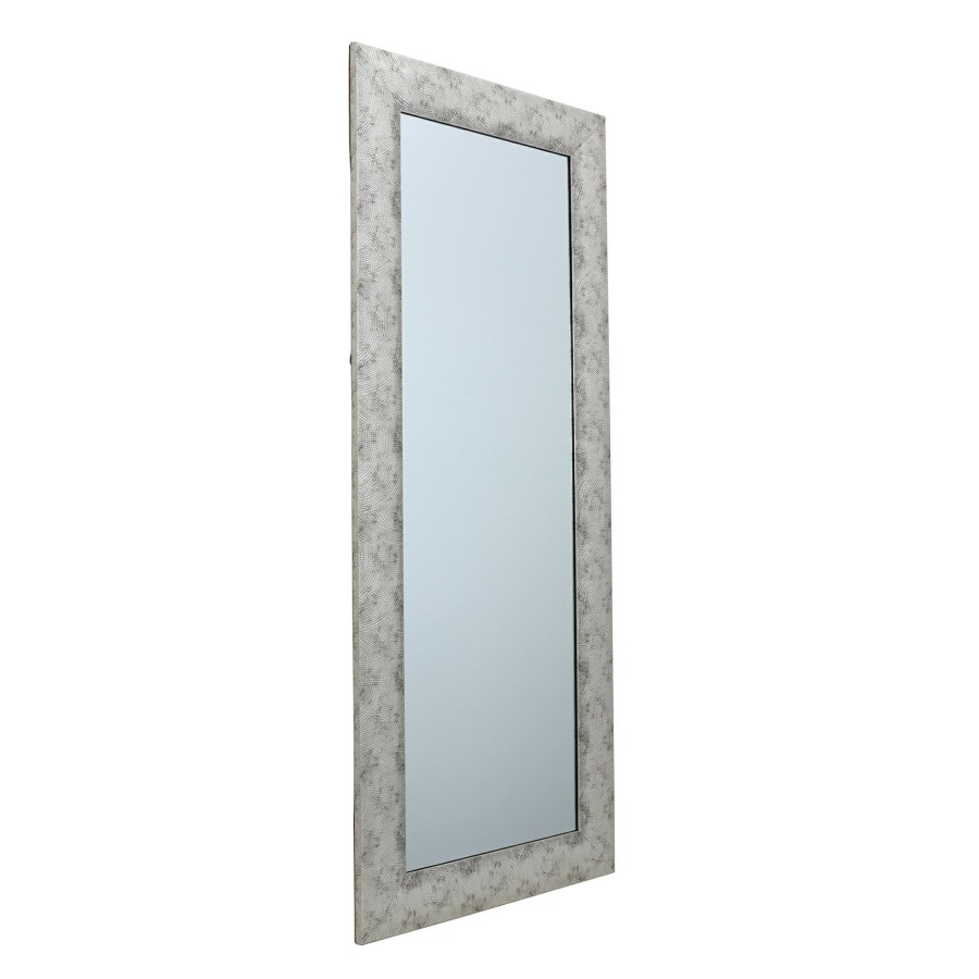 Mirrors * | 24 58 Silver Raised Dots Mirror New Arrivals