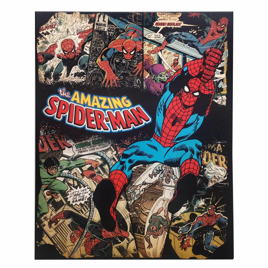 Wall Art * | Spider-Man Canvas Wall Art, 16 20 High Quality