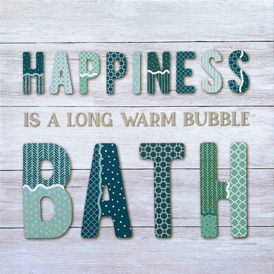 Wall Art * | Bubble Bath Canvas Wall Art, 12 On Sale