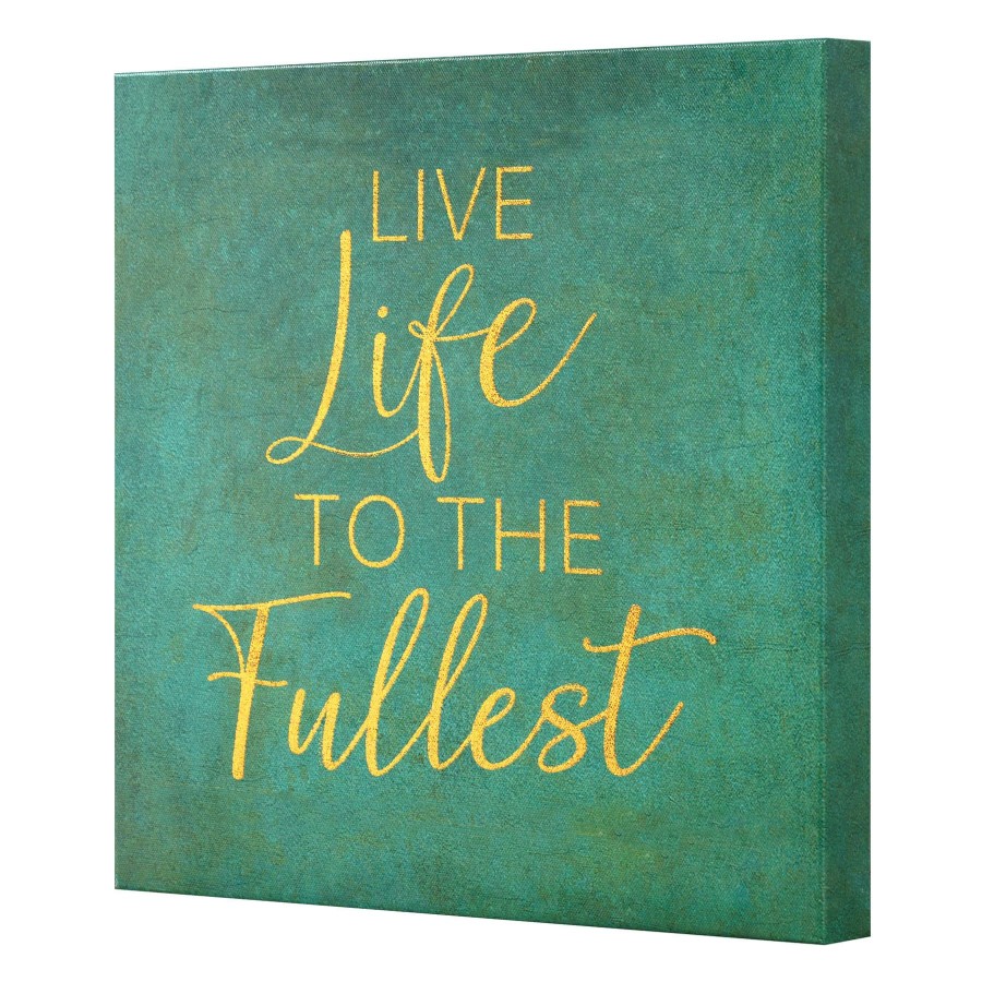 Wall Art * | Tracey Boyd Live Life To The Fullest Canvas Wall Art, 12 High Quality