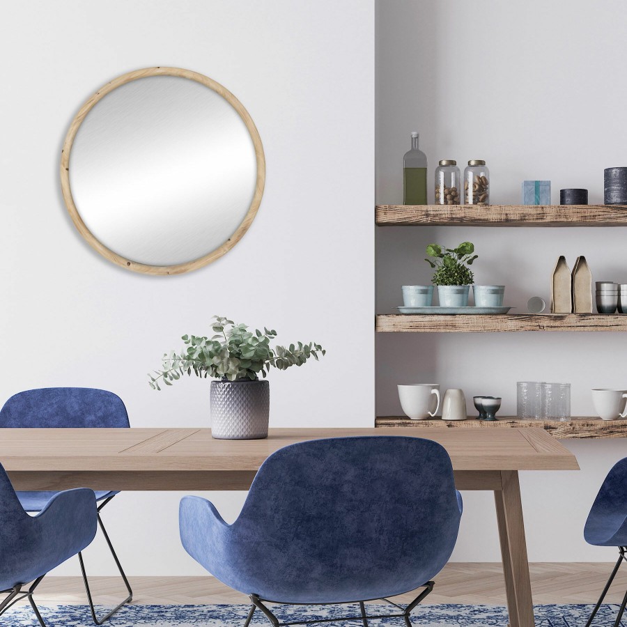 Mirrors * | 30In. Wood Frame Mirror Clearance