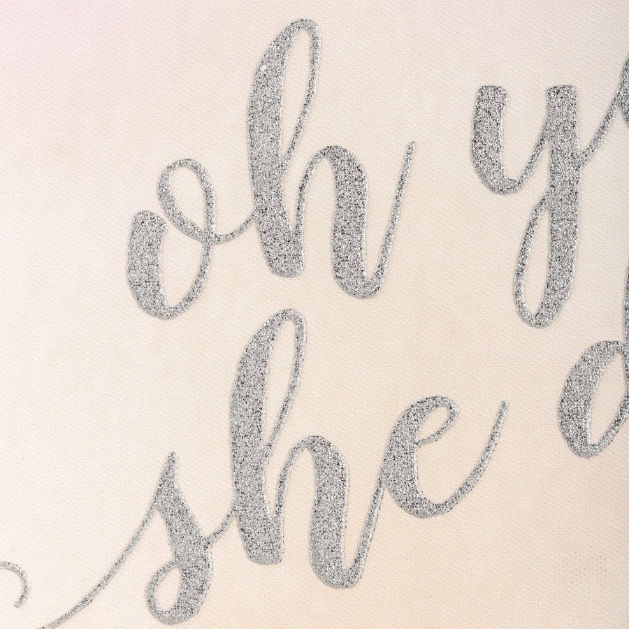 Wall Art * | Oh Yes, She Did Canvas Wall Art, 11 14 On Sale