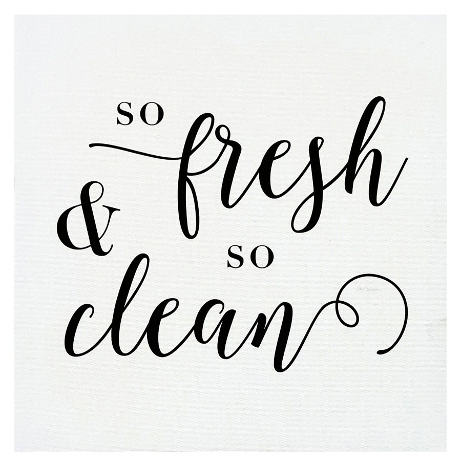 Wall Art * | So Fresh & So Clean Canvas Wall Art, 12 Fashionable