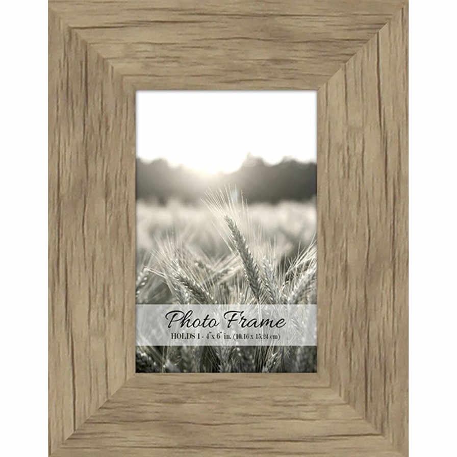 Frames * | 4X6 Driftwood Farmhouse Photo Frame Clearance