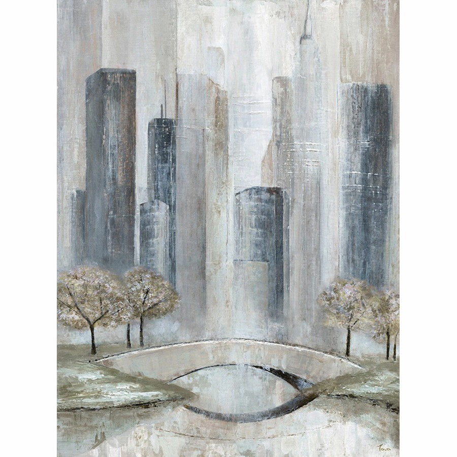 Wall Art * | 30X40 City Canvas Good Quality