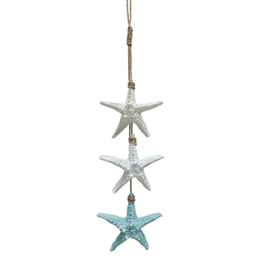 Wall Art * | Ty Pennington Hanging Starfish Trio, 15 Attractive Model