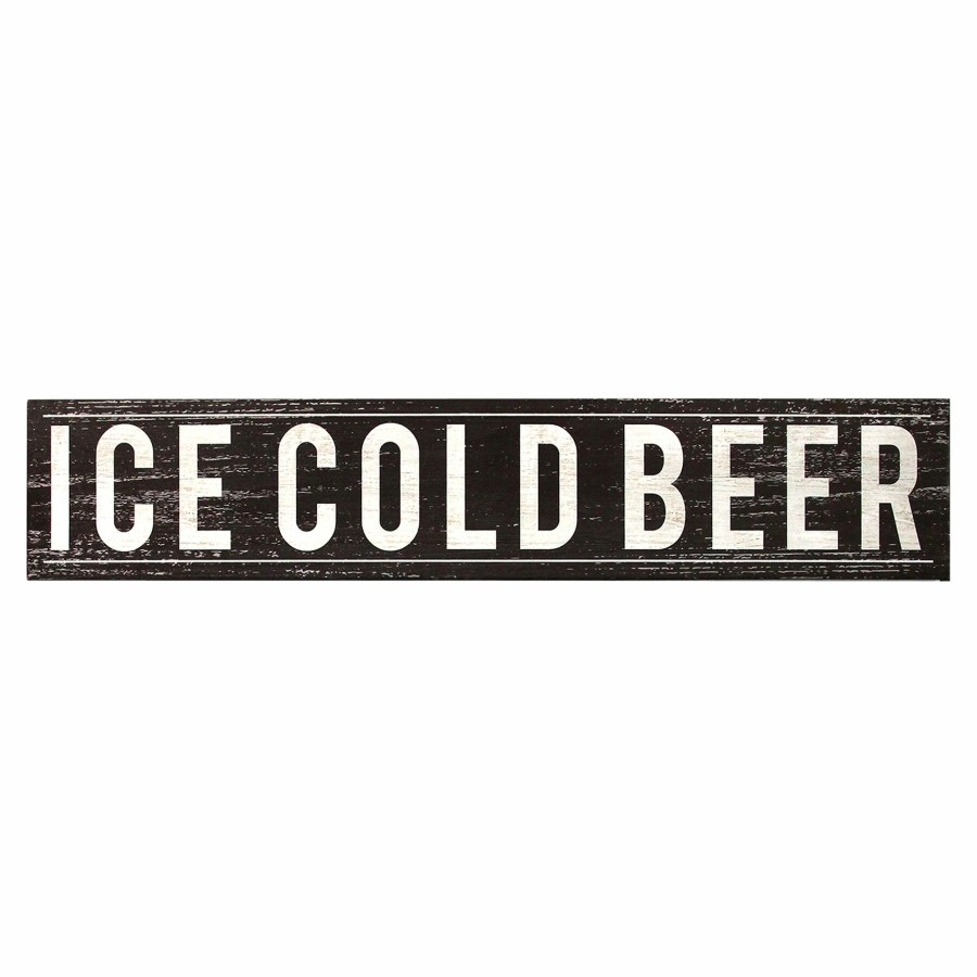 Wall Art * | 36X7 Ice Cold Beer Wall Art At The Best Price