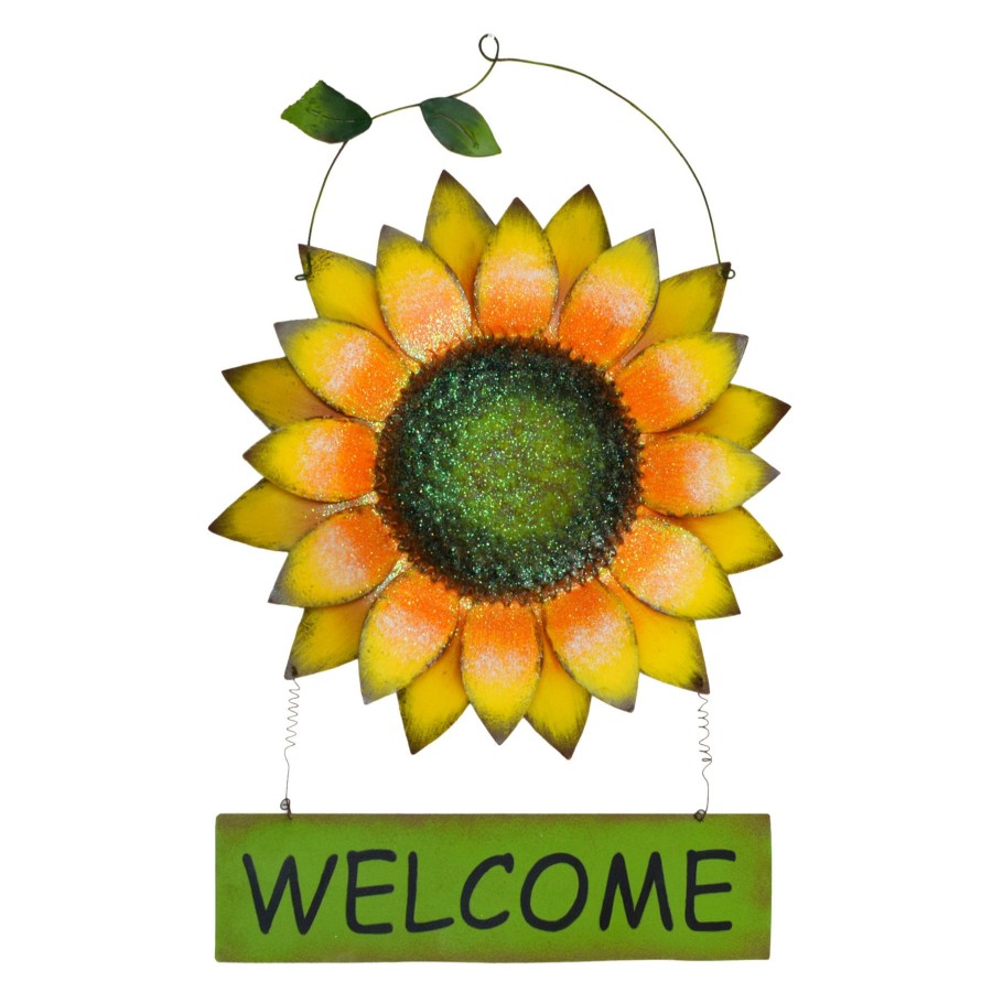 Wall Art * | Welcome Sunflower Wall Decor New Arrivals