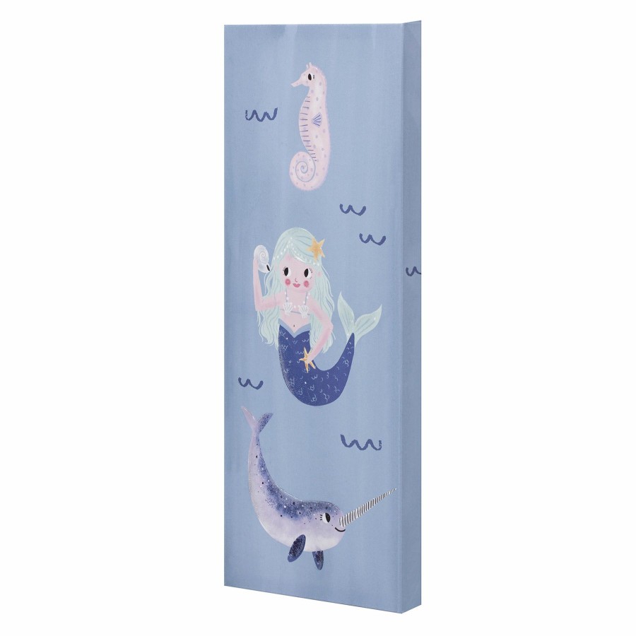 Wall Art * | Mermaid Friends Canvas Wall Art, 8 20 Online Store