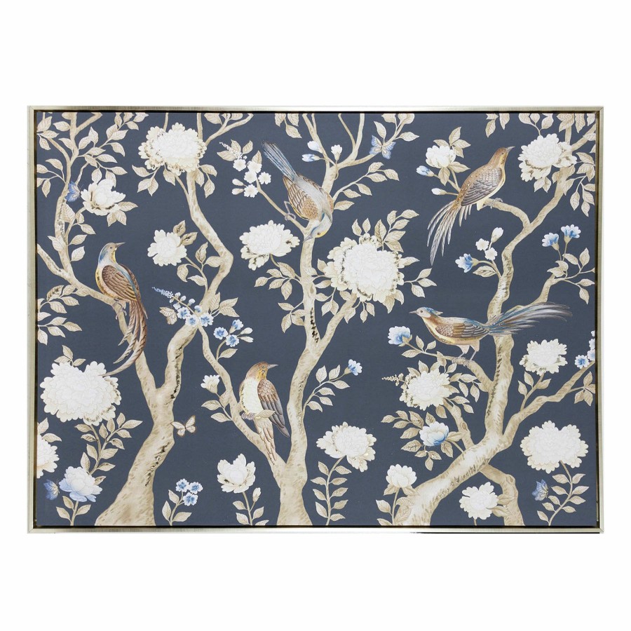 Wall Art * | Grace Mitchell 33X45 Navy Chinoiserie Nice Style