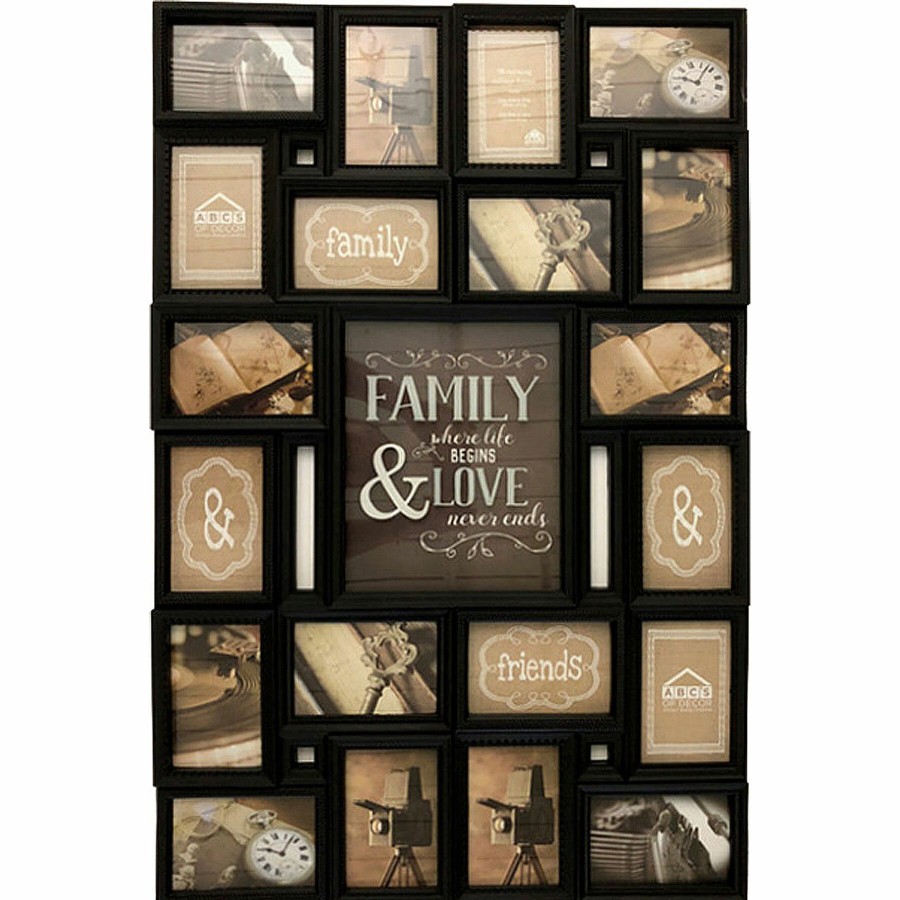 Frames * | 23X35 20-Opening Collage With Shadow Box Center Family And Love New Arrivals