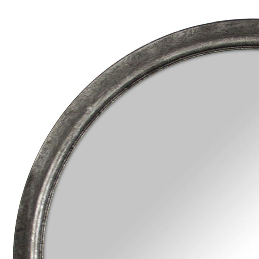 Mirrors * | 30X30 Aged Zinc Circular Mirror New Models