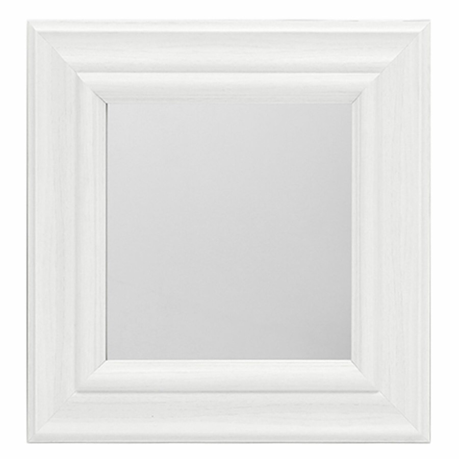 Mirrors * | 10In. White Square Mirror 3-Piece Set New Models